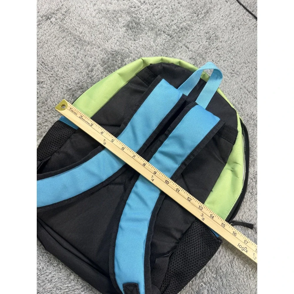 Unbranded Boys Born To Skate Backpack Medium Black Neon Green Gamer Graphics